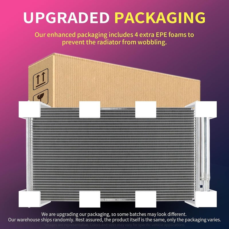 Readair Air Conditioning A/C Condenser Compatible with Buick Enclave 3.6L 2008-2017, Traverse 3.6L 2009-2017, Acadia 3.6L 2007-2016,Acadia Limited 3.6L 2017,Saturn Outlook 3.6L 2007-2010 - Image 2